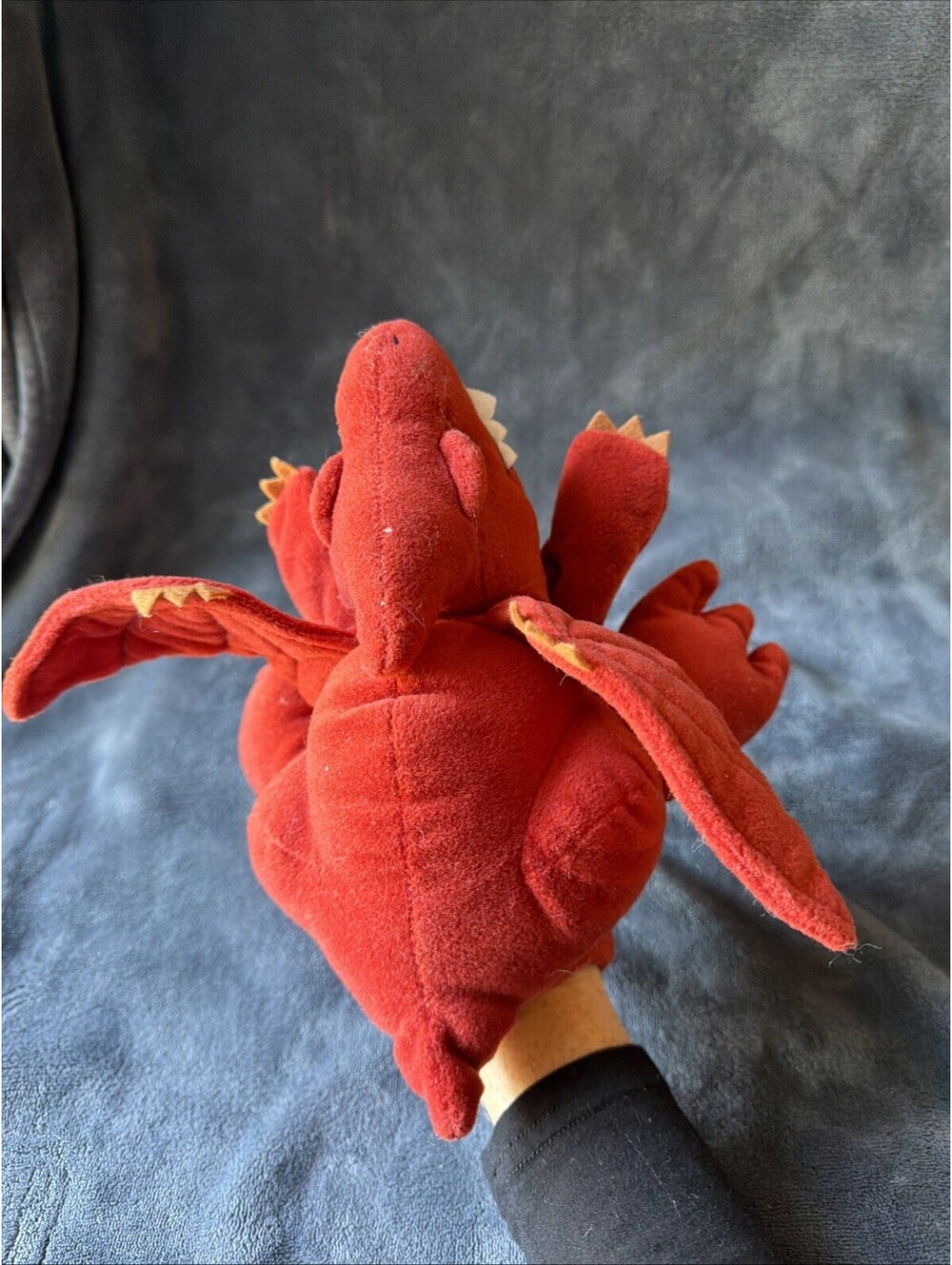 Plush Creations Inc. Dinosaur Pterodactyl Red Plush Hand Puppet